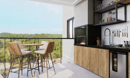 Apartamento Cód. A367 Bairro Bela Vista, Elev., Sacada gourmet, 2 vgs paralelas. Vista para a mata. Previsão Jun/28