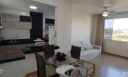 Apto bairro cidade nova. cód. a371.  4º andar, 78 m², 3 quartos. excelente vista panorâmica