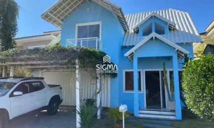 Casa em condomínio fechado com 4 quartos à venda na Avenida Ricardo Muylaert Salgado, Lagoa, Macaé por R$ 890.000