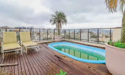 Cobertura com 3 quartos à venda na Avenida Encantado, 62, Petrópolis, Porto Alegre por R$ 1.970.000