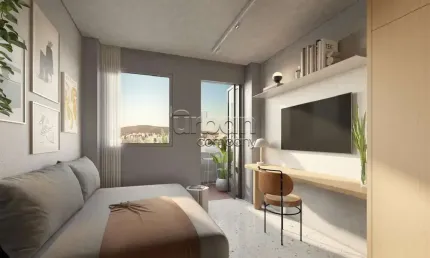 Loft com 1 quarto à venda na rua gonçalves dias, 37, menino deus, porto alegre por r$ 400.000