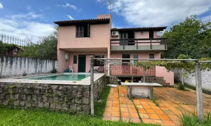Casa em condomínio fechado com 3 quartos à venda na Estrada Retiro da Ponta Grossa, 3793, Ponta Grossa, Porto Alegre por R$ 480.000