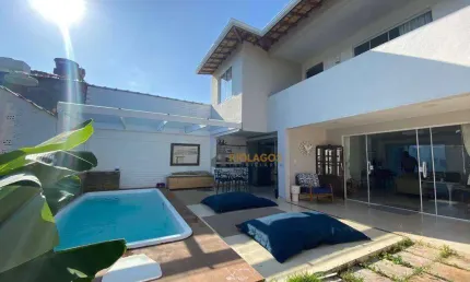 Casa com 4 dormitórios, 221 m² - venda por R$ 970.000,00 ou aluguel por R$ 7.967,00/mês - Palmeiras - Cabo Frio/RJ