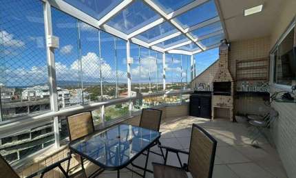 Cobertura com 3 dormitórios para alugar, 220 m² por R$ 6.780,00/mês - Braga - Cabo Frio/RJ
