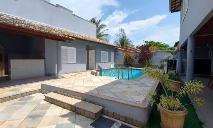 Casa com 6 dormitórios, 400 m² - venda por r$ 1.200.000,00 ou aluguel por r$ 8.482,73/mês - foguete - cabo frio/rj