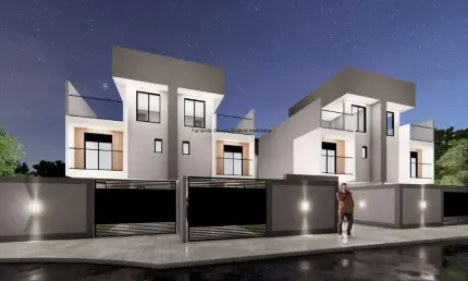 Sobrados novos - 3 quartos sendo uma suíte com sacada - bairro uberaba