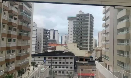 Apartamento com 2 dorms, Boqueirão, Praia Grande - R$ 600 mil, Cod: 2985
