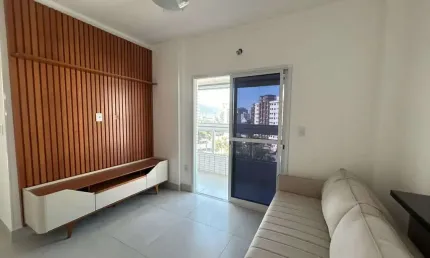 Apartamento com 1 dormitório à venda, 50 m² por r$ 370.000 - vila guilhermina - praia grande/sp