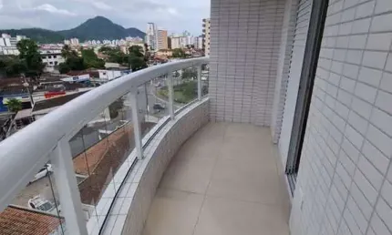 Apartamento com 1 dorm, Guilhermina, Praia Grande - R$ 360 mil, Cod: 3412