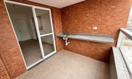 Apartamento com 1 dorm, Guilhermina, Praia Grande - R$ 350 mil