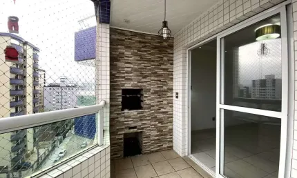 Apartamento com 2 dorms, guilhermina, praia grande - r$ 430 mil, cod: 3507