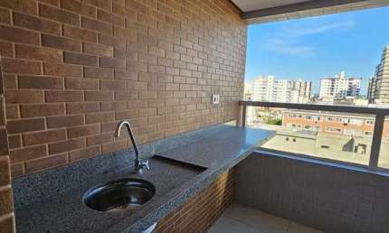 Apartamento com 2 quartos, Guilhermina, Praia Grande - R$ 424 mil, Cod: 3582
