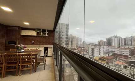 Apartamento com 3 quartos, Guilhermina, Praia Grande - R$ 1.45 mi, Cod: 3953