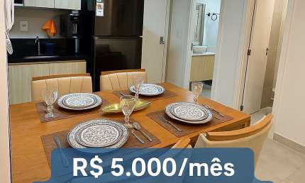 Aluguel - Beira Mar - Bessa/Jardim Oceania - R$ 5.000 - 2 quartos - moobiliad