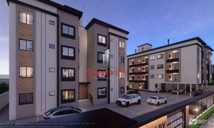 Apartamento com 2 quartos à venda na Rua Antônio Grippa, 32, Areias, Tijucas por R$ 295.000