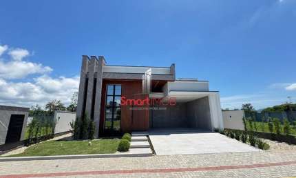 Casa em condomínio fechado com 3 quartos à venda na José Marchi, 02, Universitário, Tijucas por R$ 2.120.000