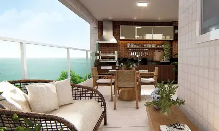 Apartamento com 3 quartos à venda na Rua Otelo Rodrigues Franco, 310, Canto do Forte, Praia Grande