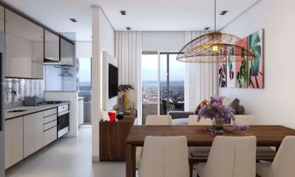 Apartamento com 2 quartos à venda na Rua Claudino Pacheco, 411, Guilhermina, Praia Grande