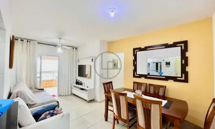 Apartamento com Sacada Gourmet com Vista Mar e Lazer Completo