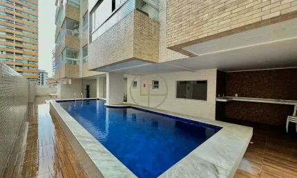 Apartamento com Sacada Gourmet, Vista Mar e Lazer Completo