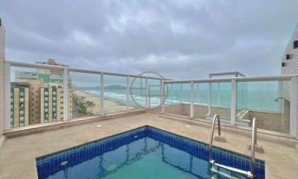 Cobertura Duplex Frente mar com Piscina Privativa e Lazer Completo