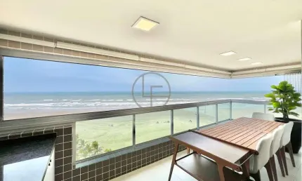 Apartamento Frente Mar Finamente Mobiliado com Lazer Completo