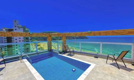 Cobertura Duplex Porteira Fechada, Frente Mar e com Lazer Completo