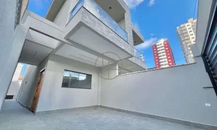 Sobrado novo recém entregue no bairro canto do forte
