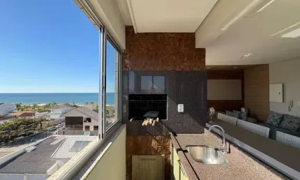 Cobertura Duplex com linda vista do mar a poucos metros da praia de Guaratuba, finamente mobiliada e confortável
