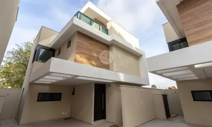 Casa em condomínio fechado com 3 quartos à venda na Rua Madre Clélia Merloni, 415, Santa Felicidade, Curitiba, 124 m2 por R$ 1.000.000