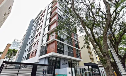 Apartamento com 1 quarto à venda na rua brigadeiro franco, 552, mercês, curitiba, 40 m2 por r$ 480.000