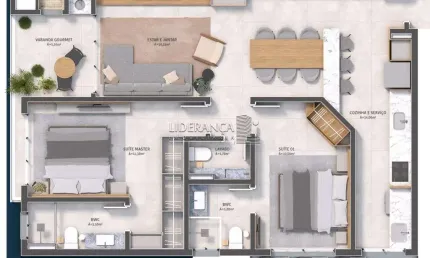 Apartamento com 2 quartos à venda na Avenida Prefeito Waldemar Vieira, --, Saco dos Limões, Florianópolis por R$ 1.435.546