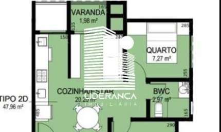 Apartamento com 2 quartos à venda na Rua das Flores, --, Canasvieiras, Florianópolis por R$ 548.662