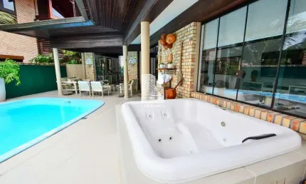 Casa em condomínio fechado com 7 quartos para alugar na Rua dos Amborés, --, Jurerê Internacional, Florianópolis por R$ 30.000