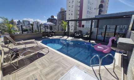 COBERTURA COM PISCINA E SALÃO DE FESTAS - 4 QUARTOS, SENDO 3 SUÍTES, 3 VAGAS LIVRES E 3 HOBBY BOX!
