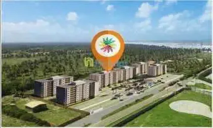 Apartamento à venda na barra dos coqueiros/se. horto da barra. ¾ suíte.