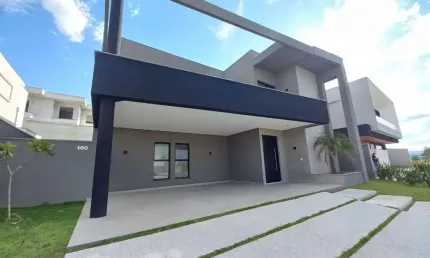Casa nova no residencial alphaville ii – sofisticação, conforto e vista para a serra!