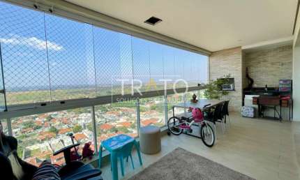 Apartamento com 3 quartos à venda na Avenida Alaôr Faria de Barros, 1050, Loteamento Alphaville Campinas, Campinas, 137 m2 por R$ 1.400.000
