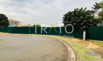 Terreno em condomínio fechado à venda na rua josé decourt homem de mello, s/n°, residencial estância eudóxia (barão geraldo), campinas por r$ 1.200.000