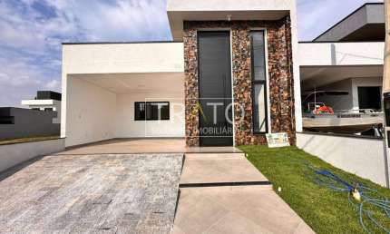 Casa em condomínio fechado com 3 quartos à venda na Avenida Luiz Greco, 600, Vila Monte Alegre, Paulínia, 140 m2 por R$ 870.000