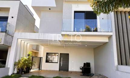Casa em condomínio fechado com 3 quartos à venda na Avenida Luiz Greco, 600, Vila Monte Alegre, Paulínia, 150 m2 por R$ 1.130.000