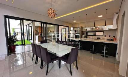 Casa em condomínio fechado com 4 quartos à venda na Avenida Presidente Juscelino Kubitschek de Oliveira, 901, Jardim Flamboyant, Paulínia, 382 m2 por R$ 2.930.000