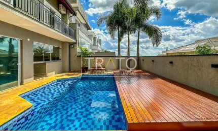 Casa em condomínio fechado com 5 quartos à venda na rua lazaro marchete, 34, swiss park, campinas, 380 m2 por r$ 2.399.000