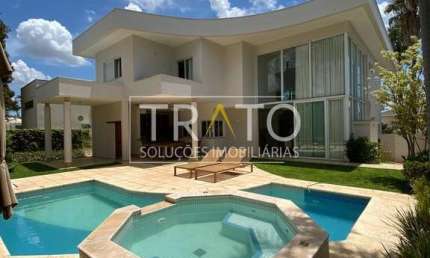 Casa em condomínio fechado com 4 quartos à venda na Rua das Abélias, 1, Alphaville Dom Pedro, Campinas, 481 m2 por R$ 3.900.000