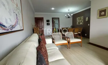 Apartamento com 3 quartos à venda na avenida francisco glicério, 2301, vila itapura, campinas, 144 m2 por r$ 1.100.000