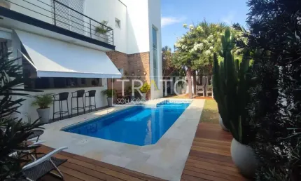 Casa em condomínio fechado com 4 quartos à venda na Estrada Municipal PLN-360, s/n°, Terras do Cancioneiro, Paulínia, 320 m2 por R$ 2.440.000