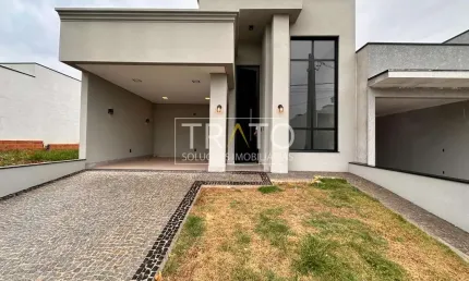 Casa em condomínio fechado com 3 quartos à venda na Avenida Luiz Greco, 600, Vila Monte Alegre, Paulínia, 140 m2 por R$ 1.040.000