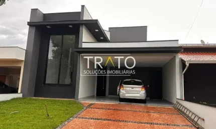 Casa em condomínio fechado com 3 quartos à venda na Avenida José Puccinelli, 130, Campos do Conde I, Paulínia, 190 m2 por R$ 1.250.000