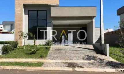 Casa em condomínio fechado com 3 quartos à venda na Avenida Luiz Greco, 600, Vila Monte Alegre, Paulínia, 130 m2 por R$ 990.000