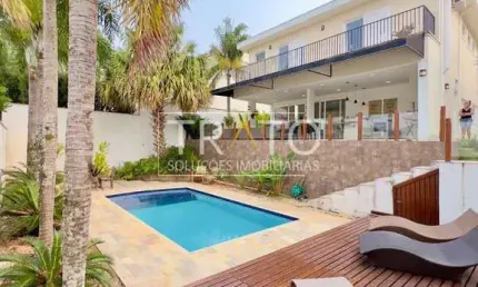 Casa em condomínio fechado com 4 quartos à venda na Rua das Abélias, 1, Alphaville Dom Pedro, Campinas, 340 m2 por R$ 3.990.000